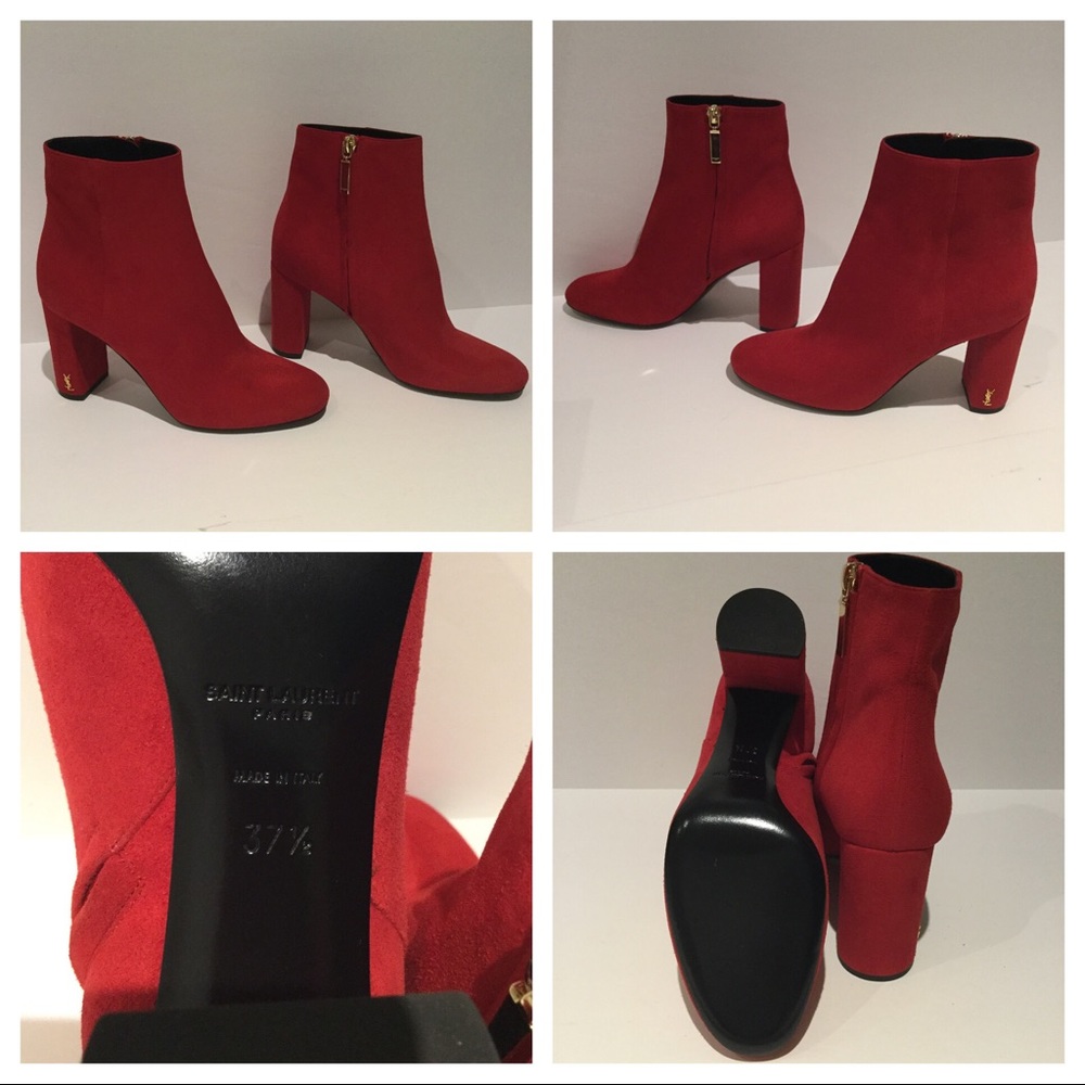 📌SOLD📌 SAINT LAURENT LOULOU ANKLE BOOTS. - Picture 4 of 4