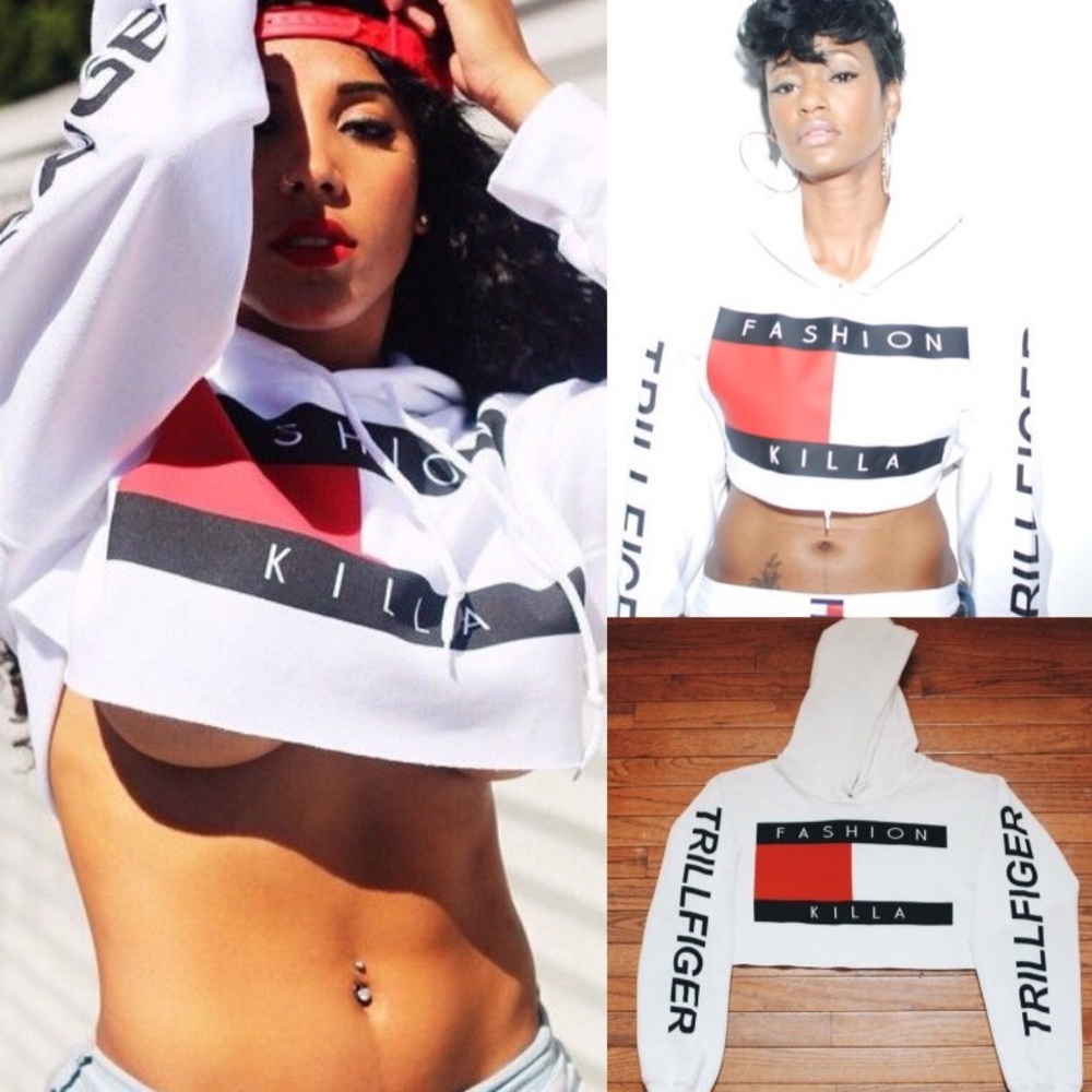Trillfiger Crop Top Hoodie