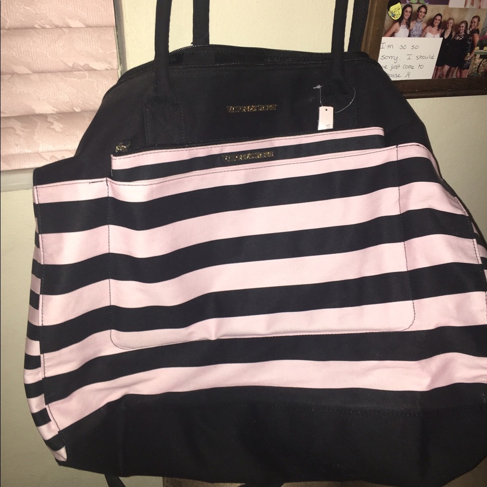Victoria's Secret canvas weekender tote