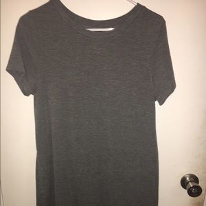 Heather grey t shirt dress