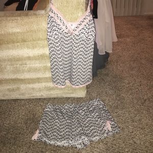 2 piece silk pajama set