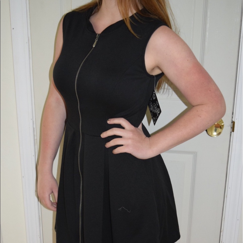 Black Zipper Dress