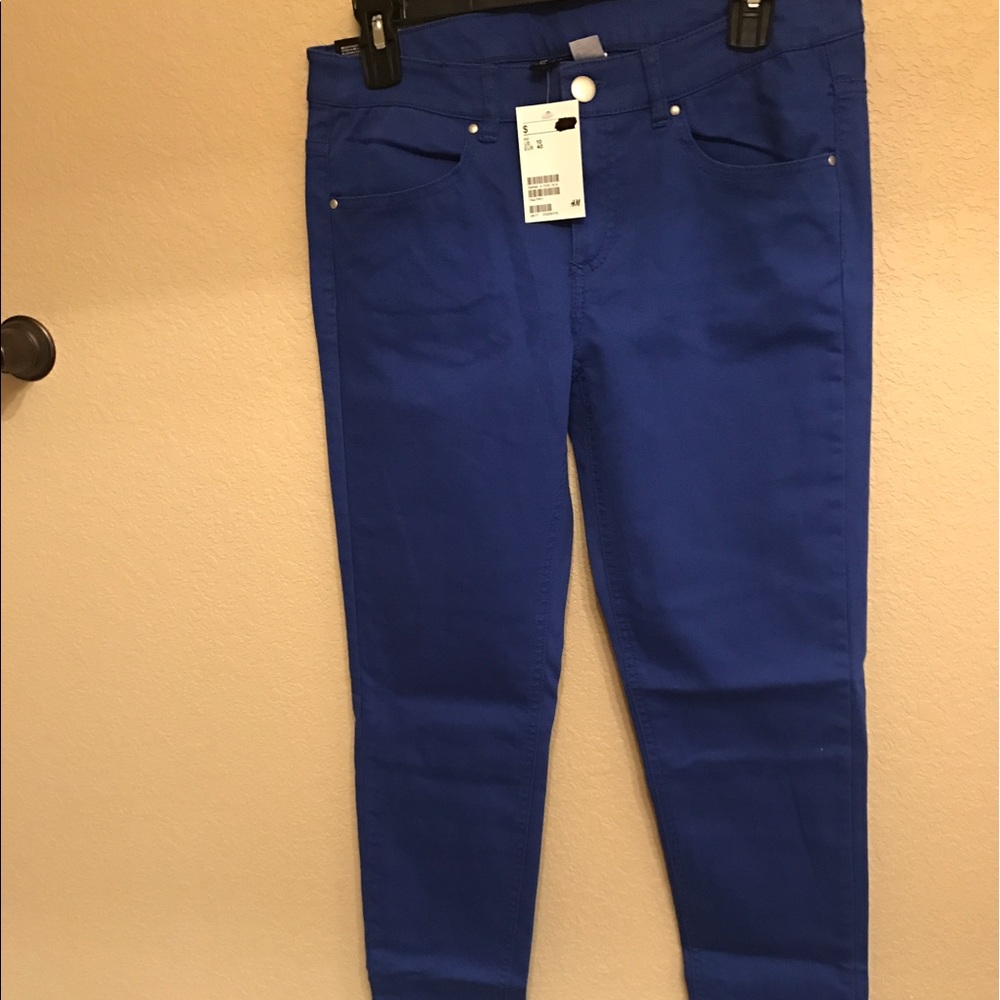 NWT H&M Divided blue skinny jeans