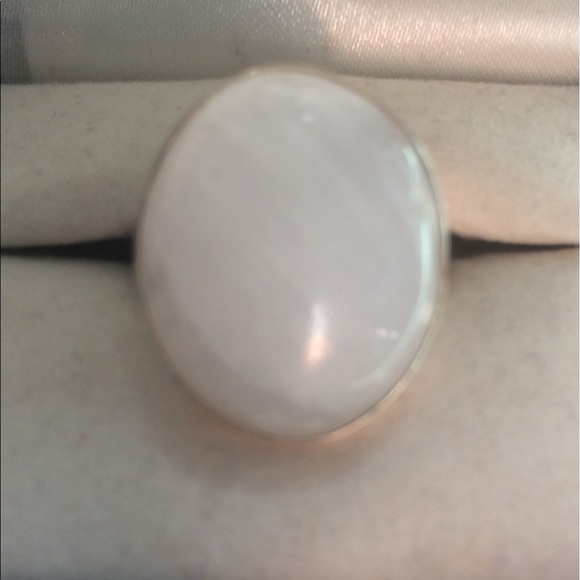 SELENITE 🎀STERLING SILVER RING - Picture 2 of 7