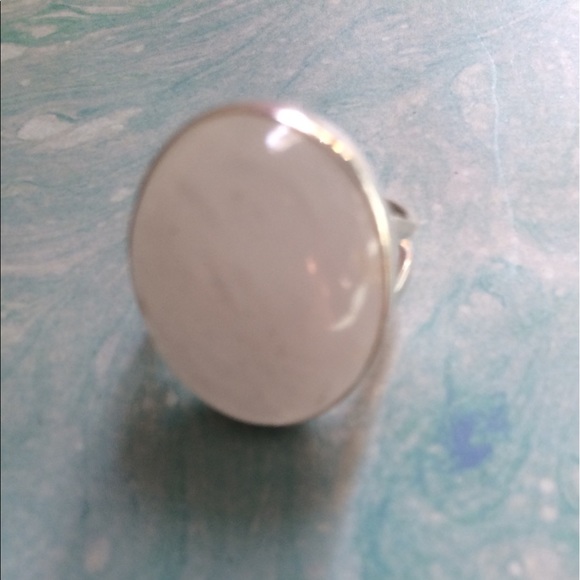 SELENITE 🎀STERLING SILVER RING - Picture 5 of 7