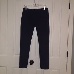 Navy ankle length khaki pant