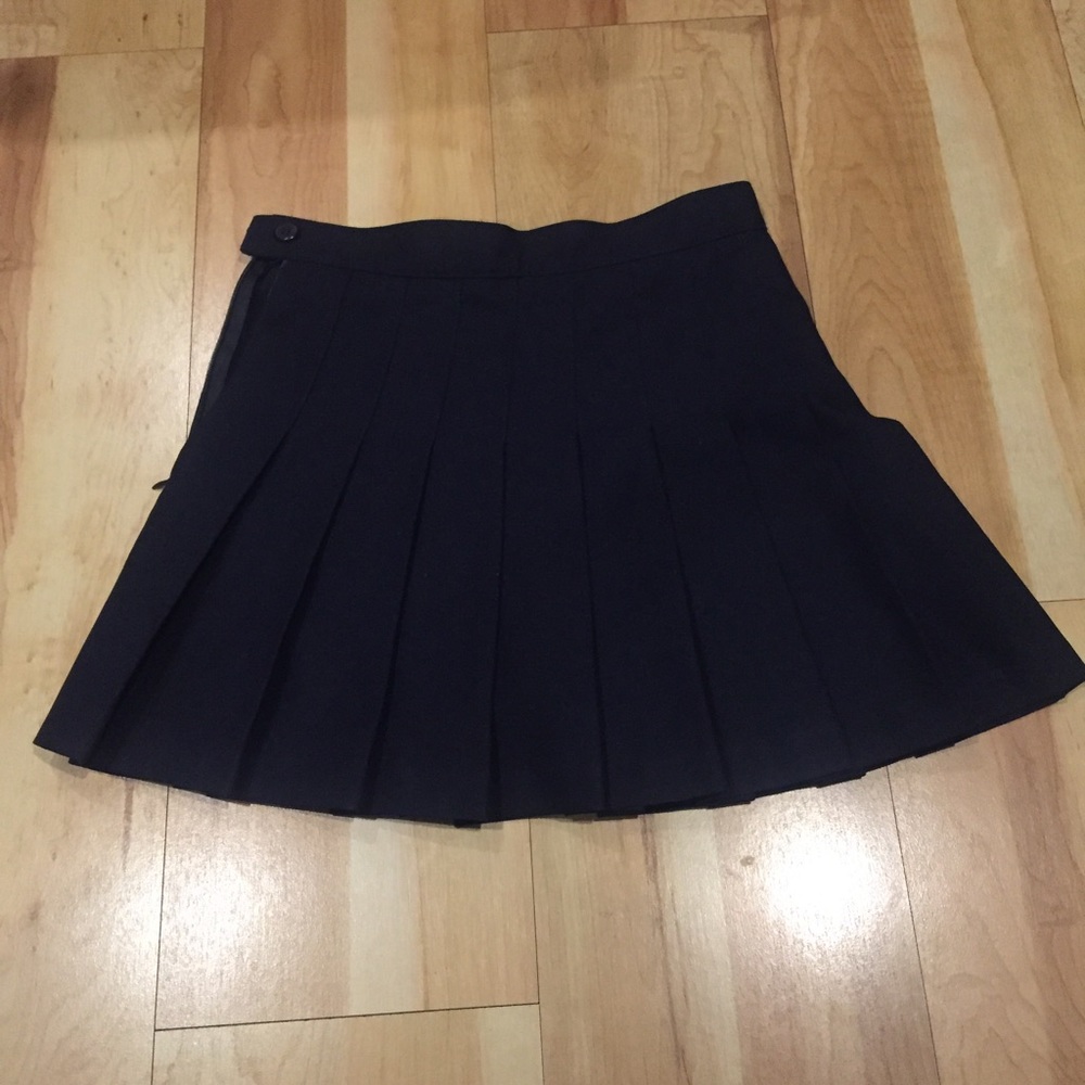 American Apparel Navy Tennis Skirt