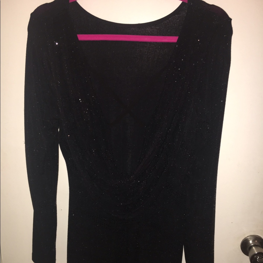 Sparkly low back dress