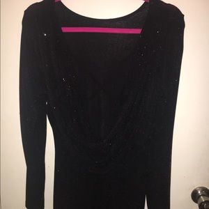 Sparkly low back dress