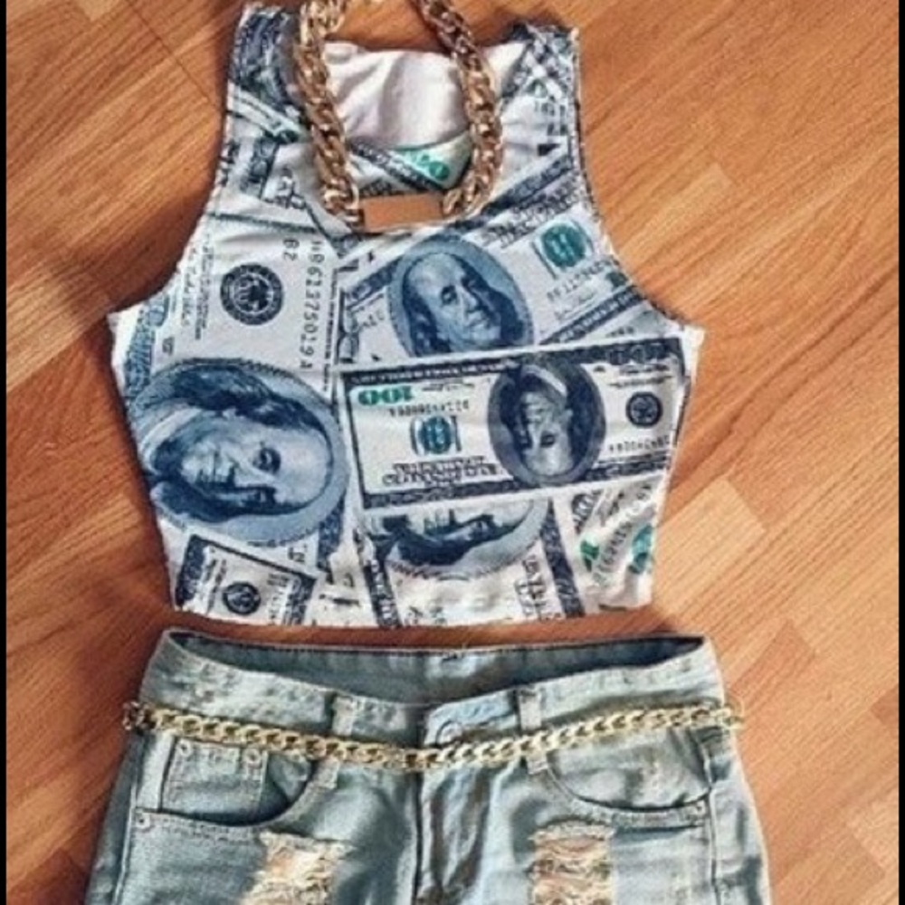 Money crop top 💵✨