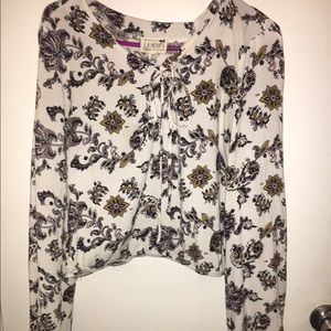 LA hearts paisley blouse