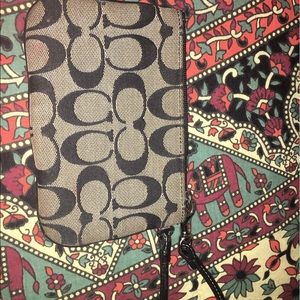 Coach mini wristlet