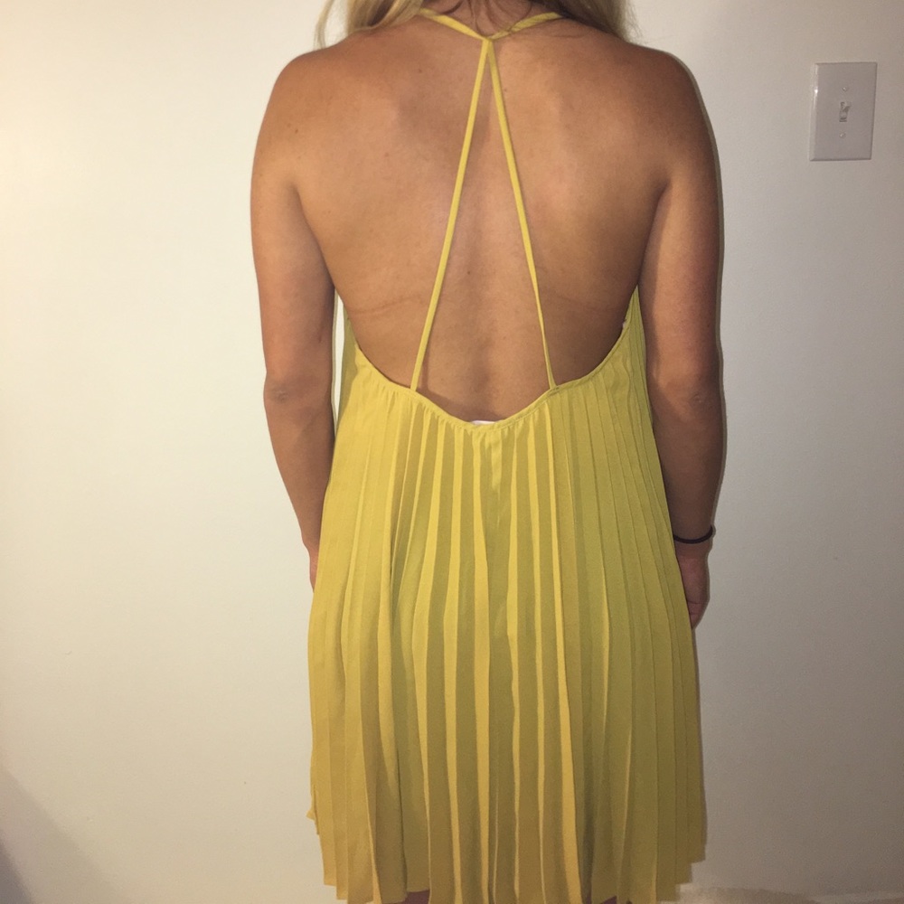 Yellow sun dress