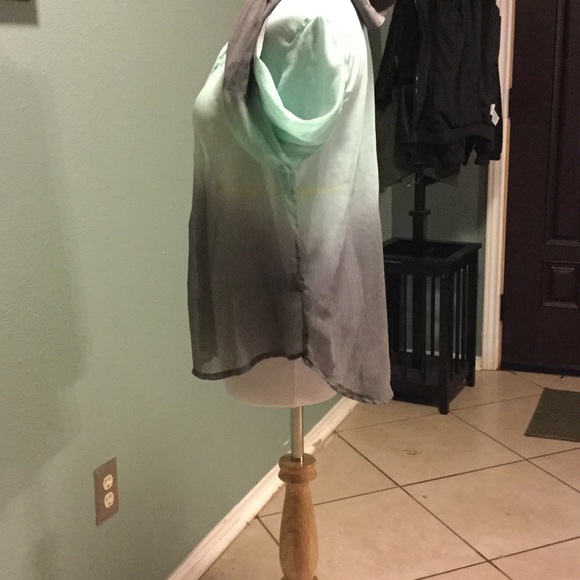 Living Doll Los Angeles Ombré Green & Gray - Picture 5 of 8