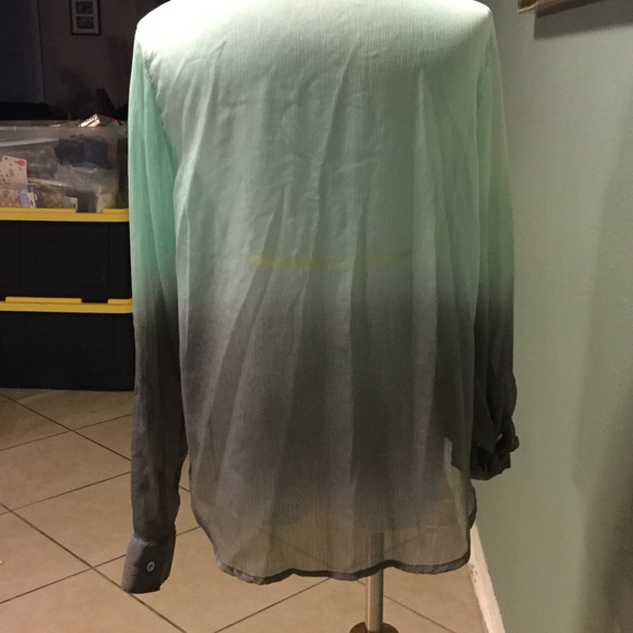 Living Doll Los Angeles Ombré Green & Gray - Picture 7 of 8