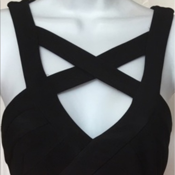 🌺SOLD🌺Cutout Back Top Neon OrangePink Pleated Ma - Picture 4 of 5