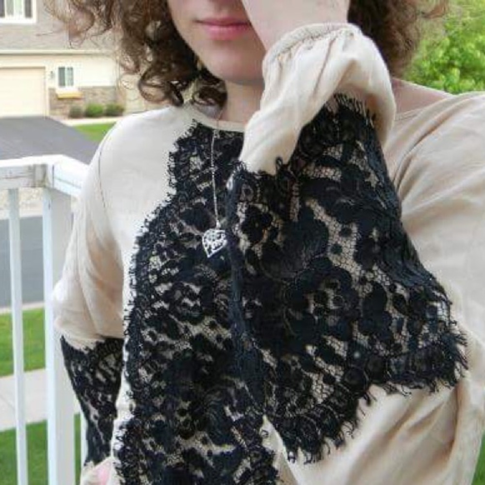 Beige Karen Kane Tunic Shirt