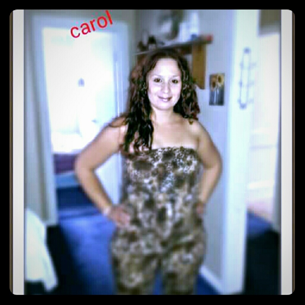 Leopard print romper