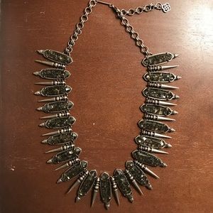 Gabriella Necklace in Antique Silver
