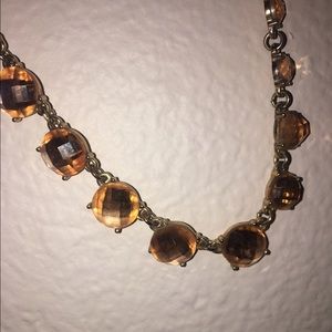 Pink Nordstrom gem necklace
