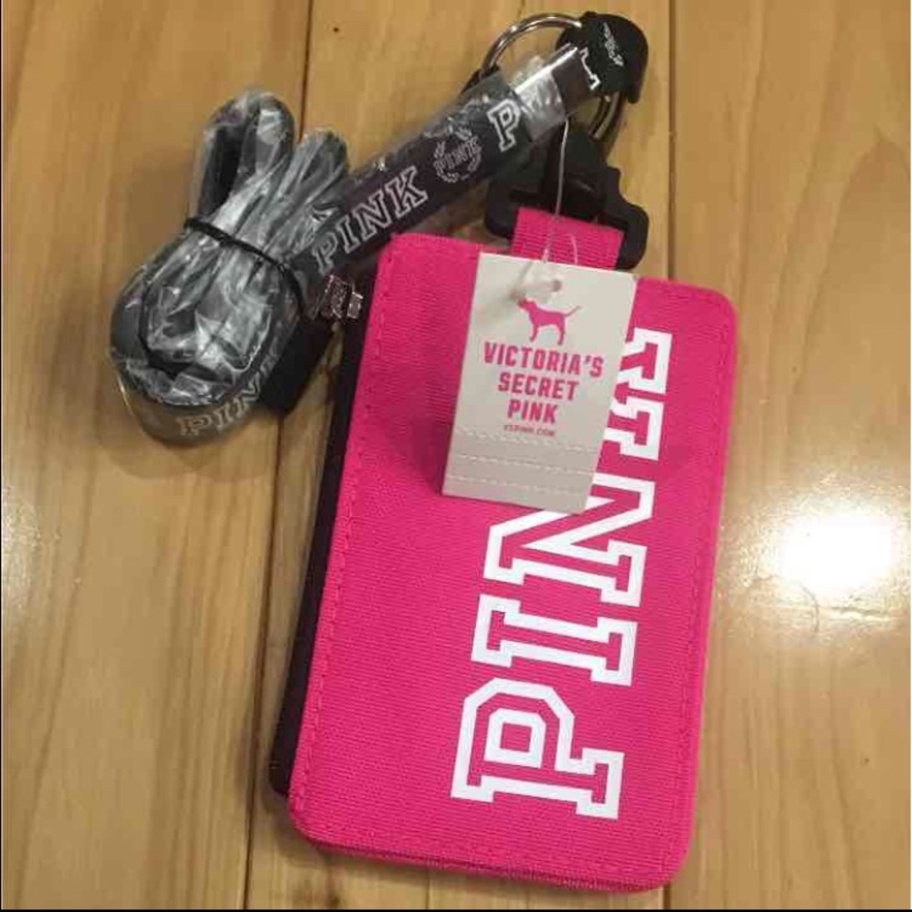 VS lanyard pink