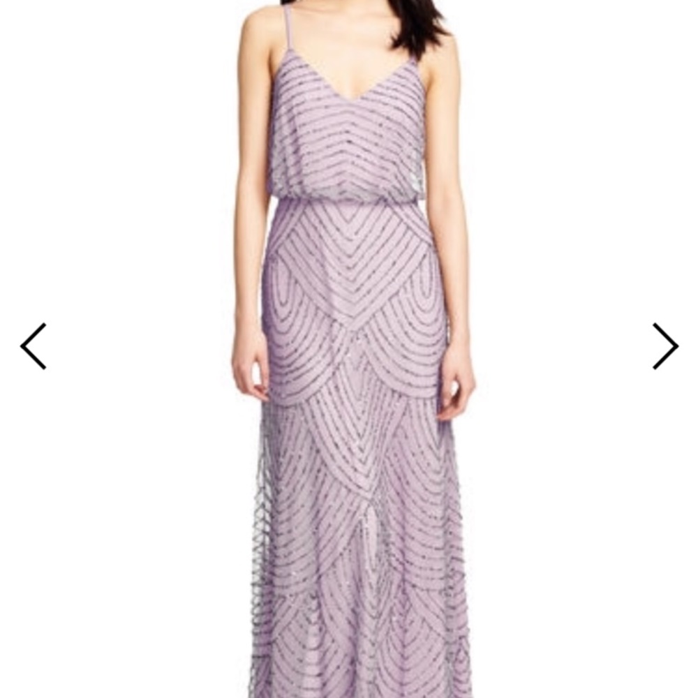 Adrianna Papell lavender dress (prom dress)