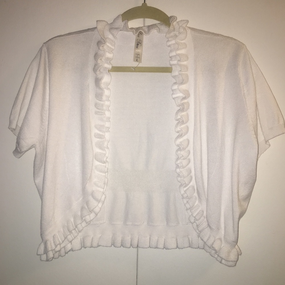 WHITE PINA ROSSI SHORT BLAZER - Picture 3 of 3