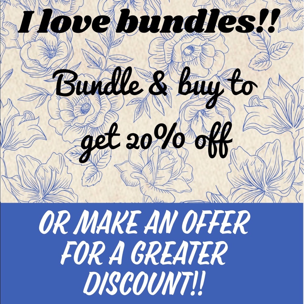 20% BUNDLE DISCOUNT!!!!