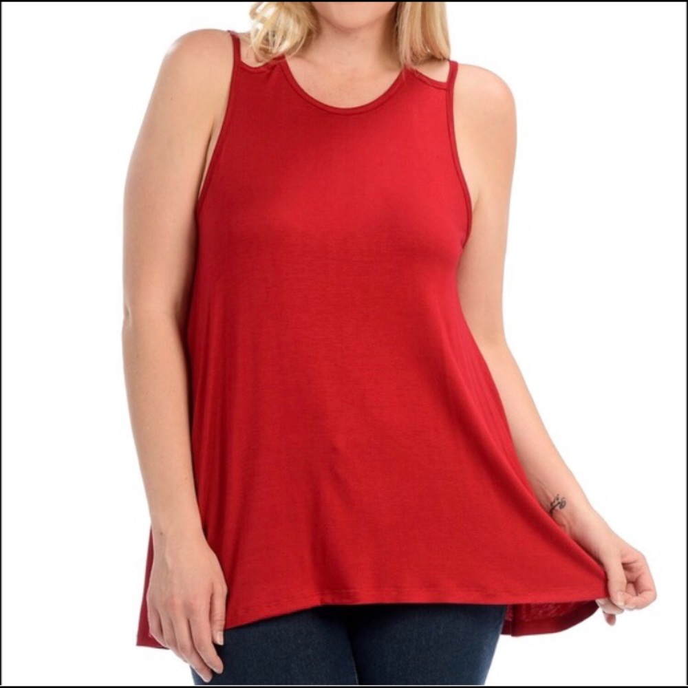 Double strap tank top
