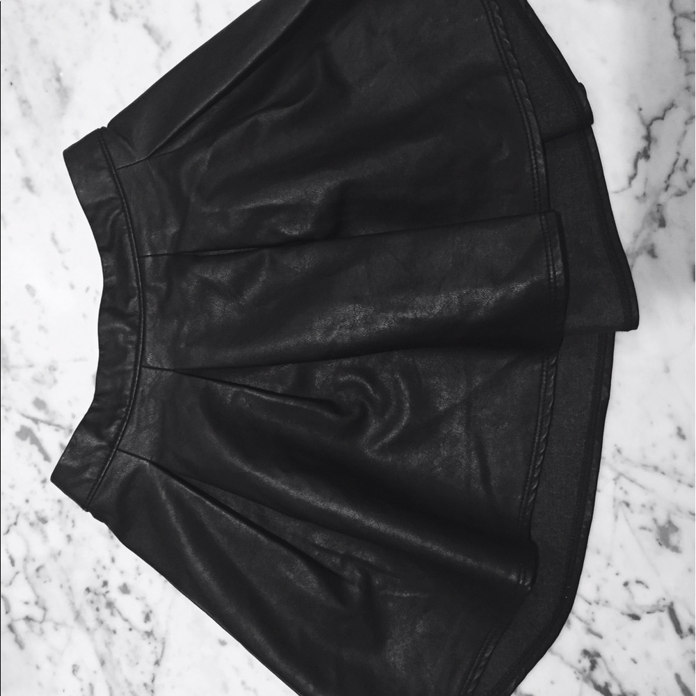Abercrombie Kids Faux Leather Skirt