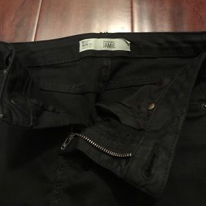 Topshop black Jamie jeans