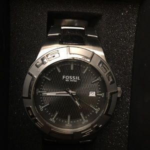 Fossil 10 ATM Silver Watch