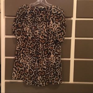 Apt 9 Cheetah Print Blouse