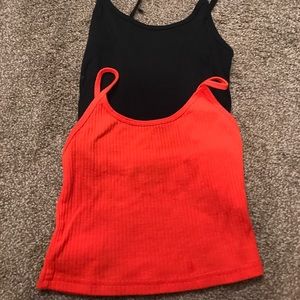 Two Top Shop size 4 crop camisoles!