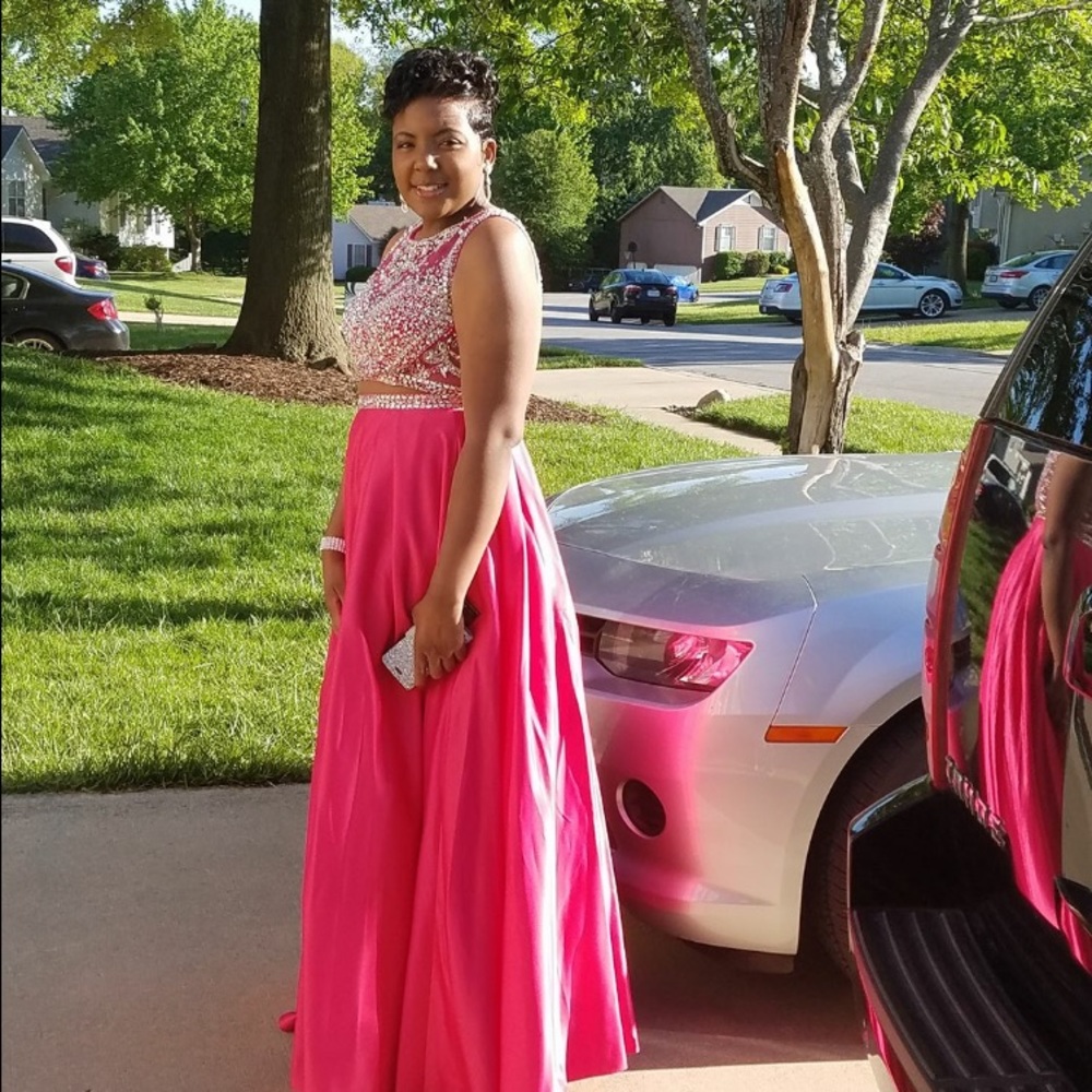My pink prom dress