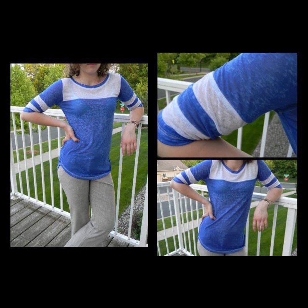 XS Juniors So brand three quarter length shirt