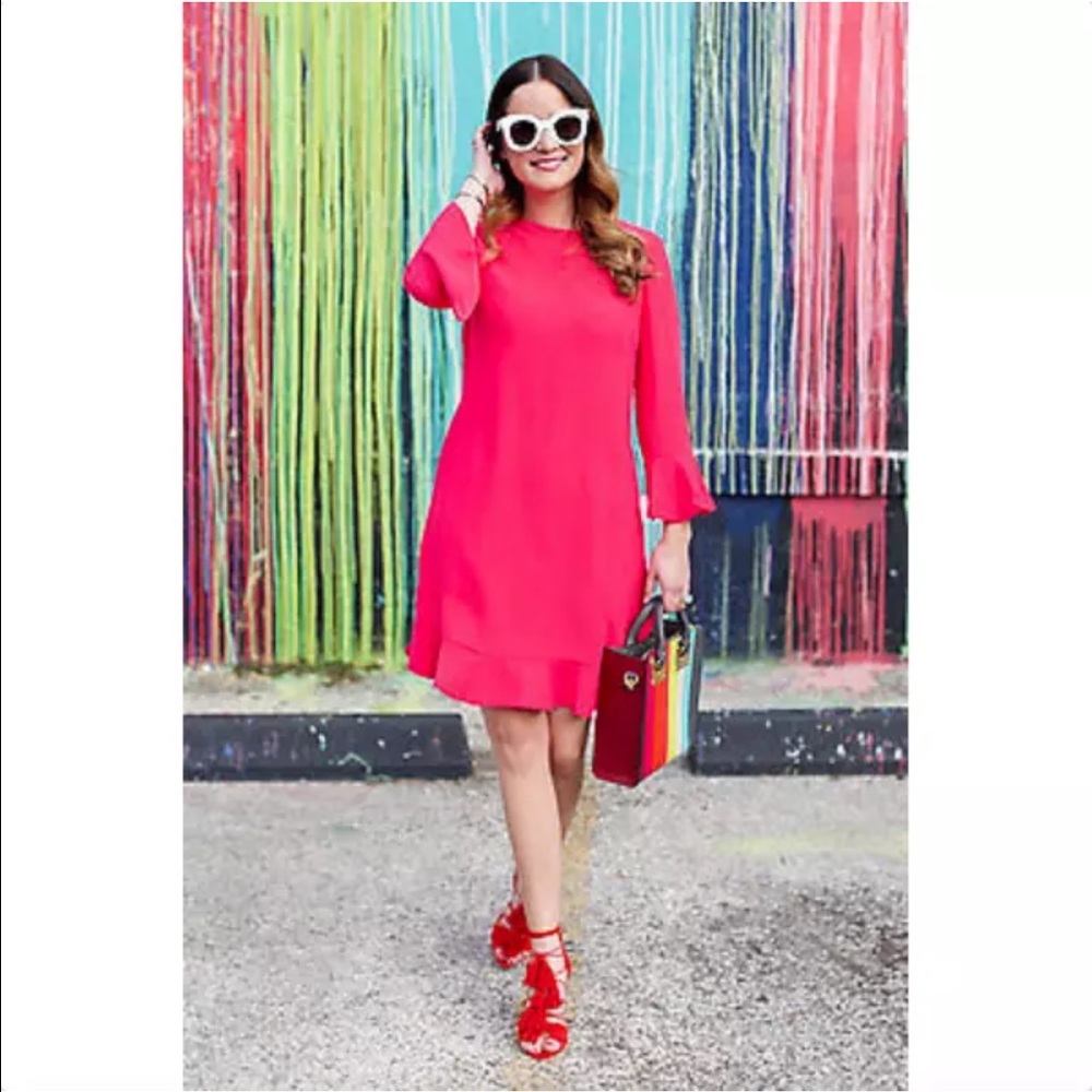 Kate Spade Ruffle dress NWT 🌺 Size 4 - Picture 2 of 4