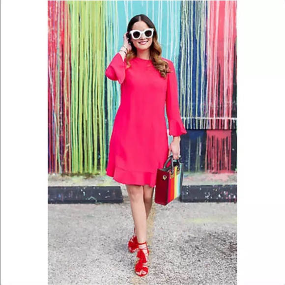 Kate Spade Ruffle dress NWT 🌺 Size 4 - Picture 2 of 4