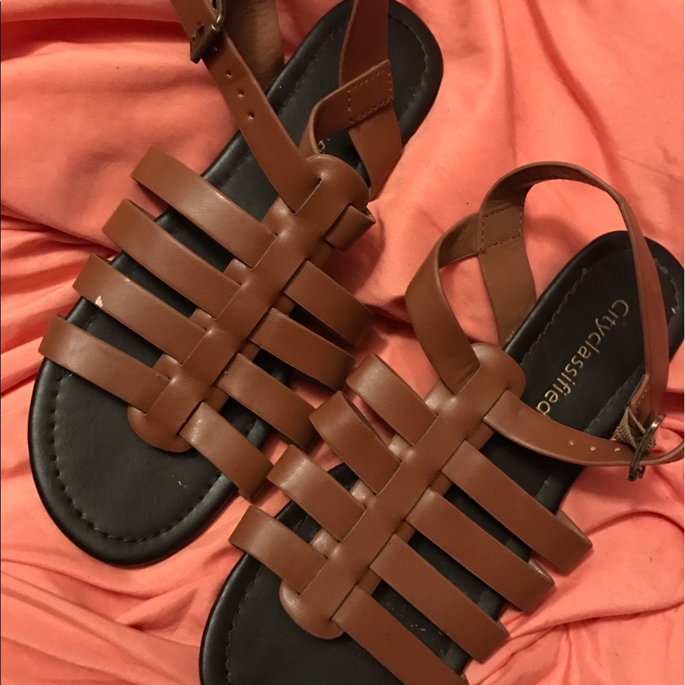 Brown sandles