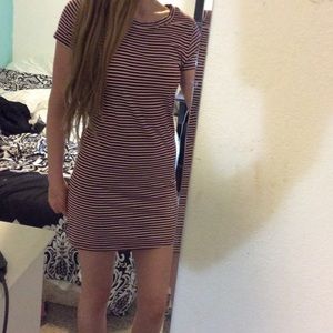 Striped Tshirt Dress