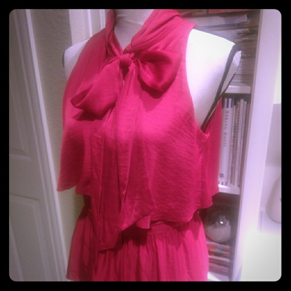 Candy apple red peplum top