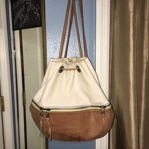 The Sak leather backpack purse