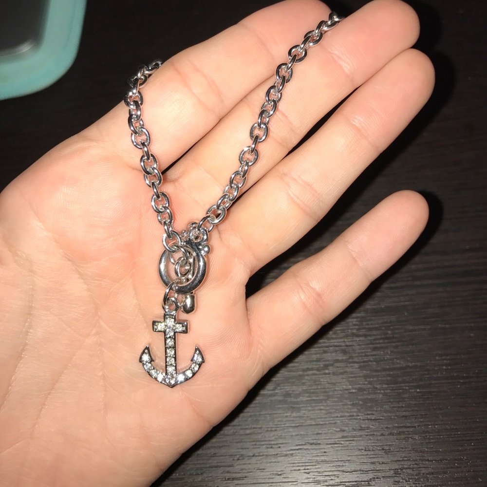 Anchored charm bracelet