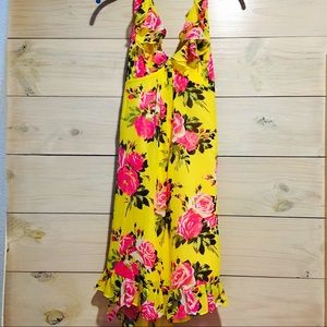 Betsey Johnson floral halter dress