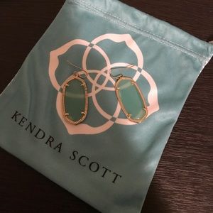 Sea foam green Kendra Scott earrings