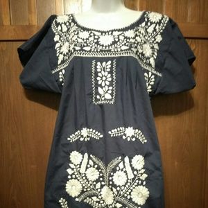 Lilian Cruz Peasant Dress