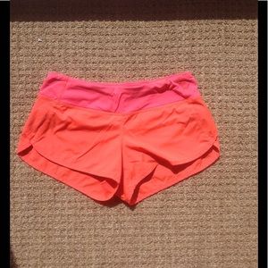 Lulu lemon running shorts