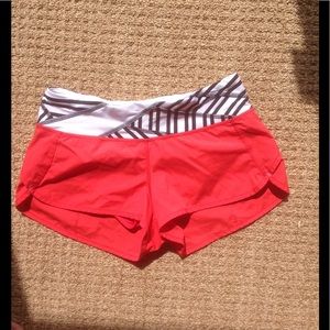 Lulu lemon running shorts