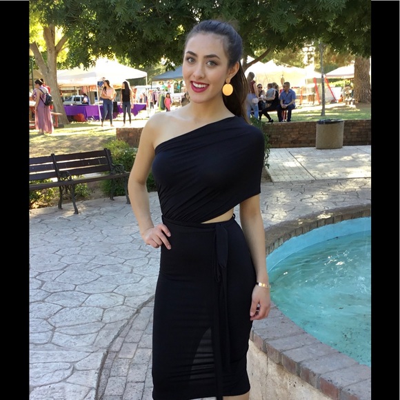 Black Bodycon Dress LAST ONE - Picture 5 of 6