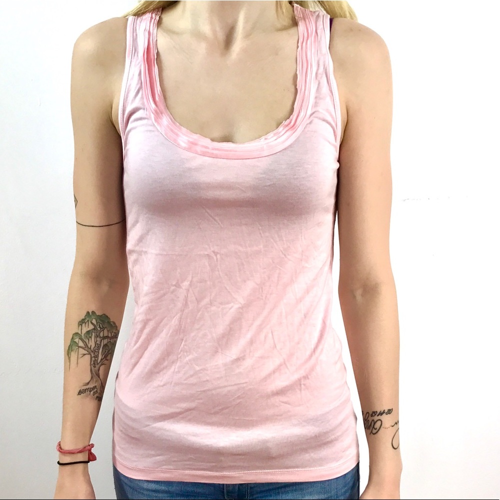 Banana Republic light pink luxe tank